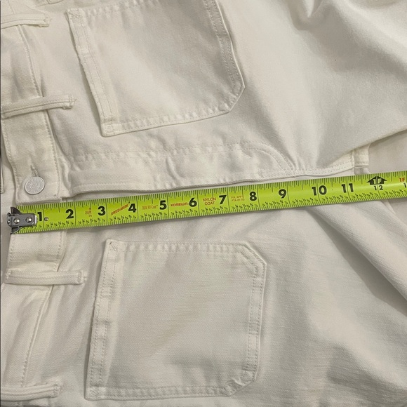 Mother White The Hustler Patch Pocket Ankle Jeans Womens Size 30 10367-753 - Picture 8 of 15